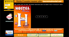 Desktop Screenshot of hosteltaormina.com